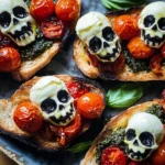 Halloween Bruschetta Appetizer
