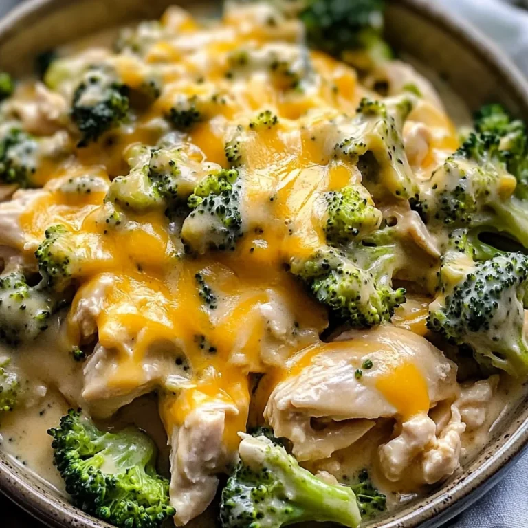 Irresistible Crockpot Creamy Broccoli Cheddar Chicken Delight