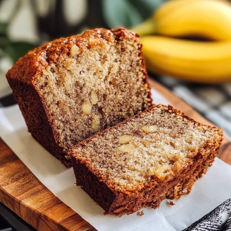 Moist Banana Bread Recipe