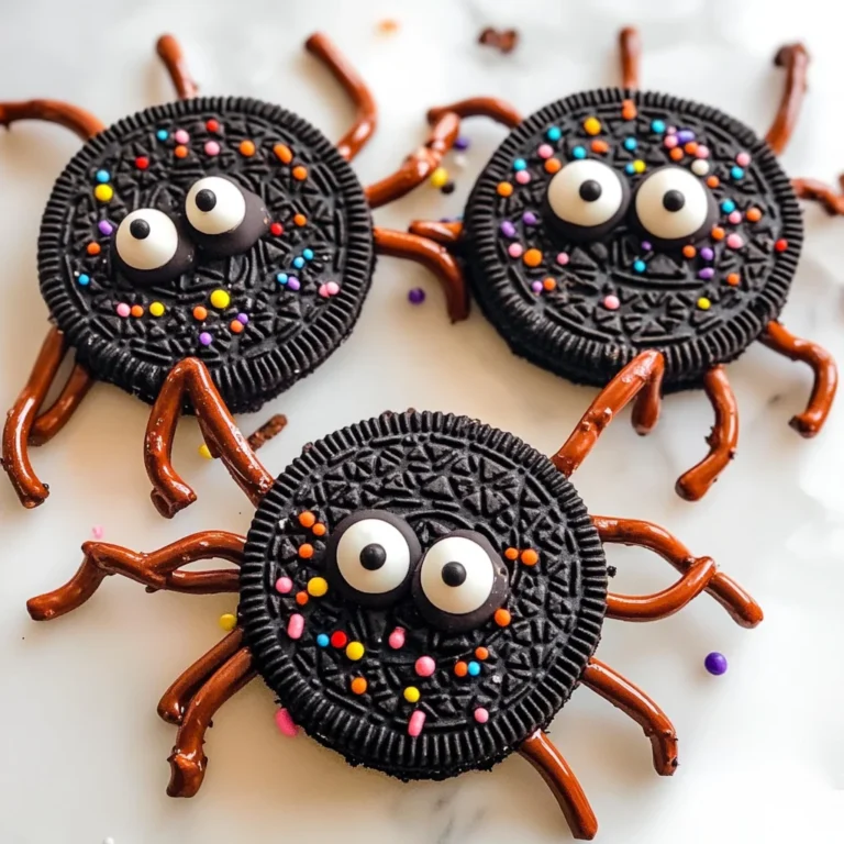 Oreo Spider Halloween Cookies