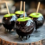 Poison Toffee Apples for Halloween