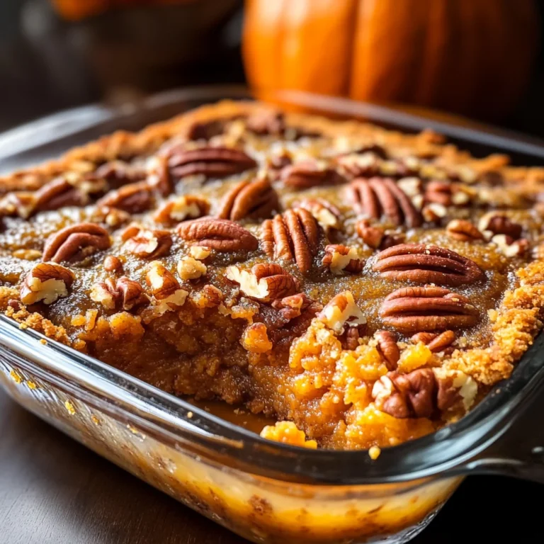 Pumpkin Pecan Cobbler