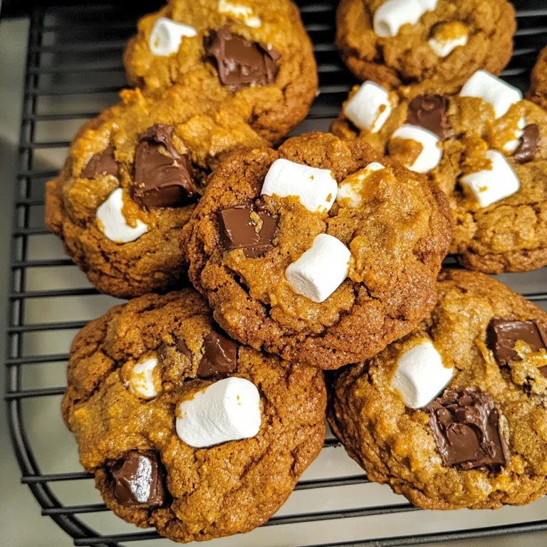 Pumpkin S'mores Cookies