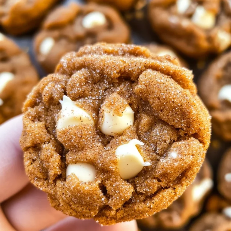White Chocolate Pumpkin Snickerdoodles