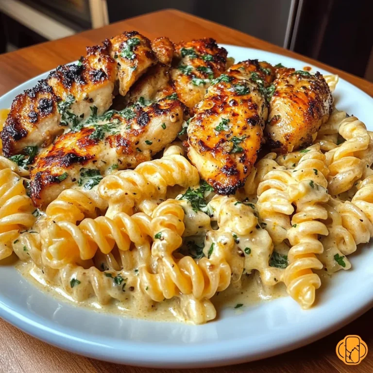 Creamy Garlic Butter Chicken with Twisted Cheddar Pasta