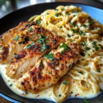 Creamy Mozzarella Chicken Linguine with Cajun Garlic Butter